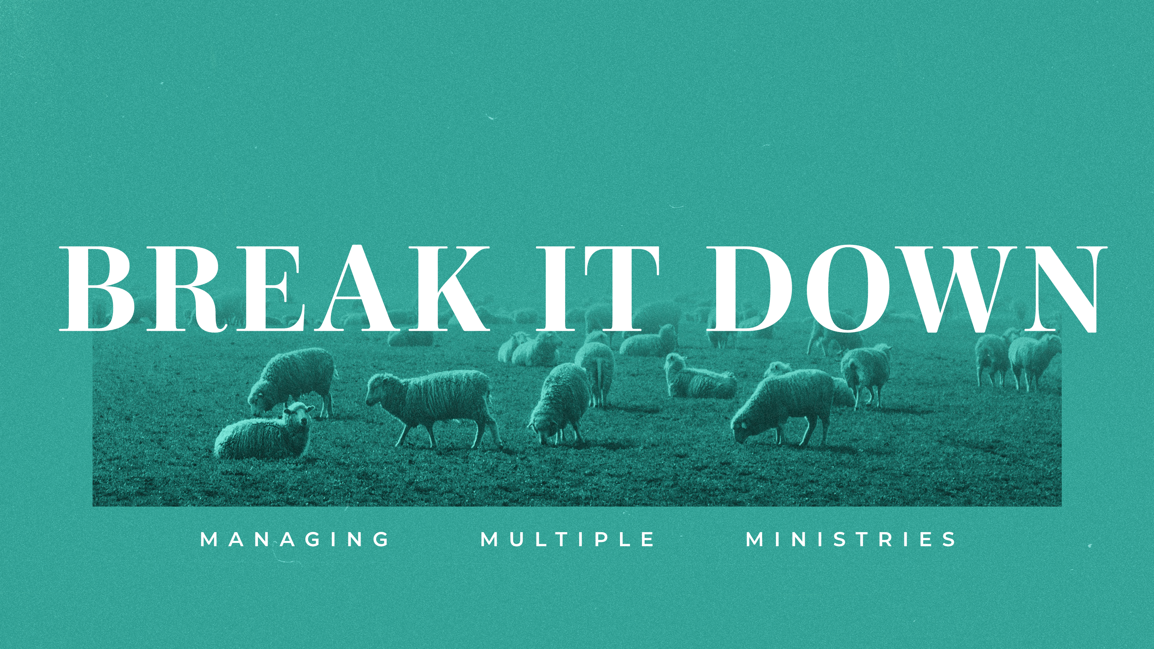 How to Manage Multiple Ministries Part 2