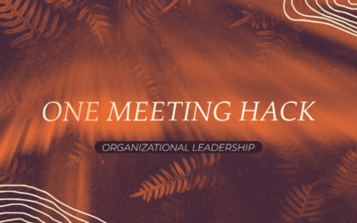 One Meeting Hack that a Lot of People Have Copied