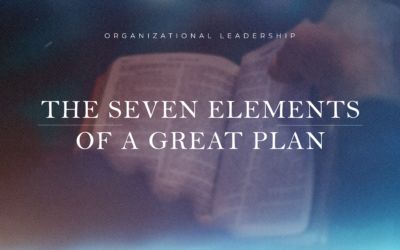 The Seven Elements of a Great Plan