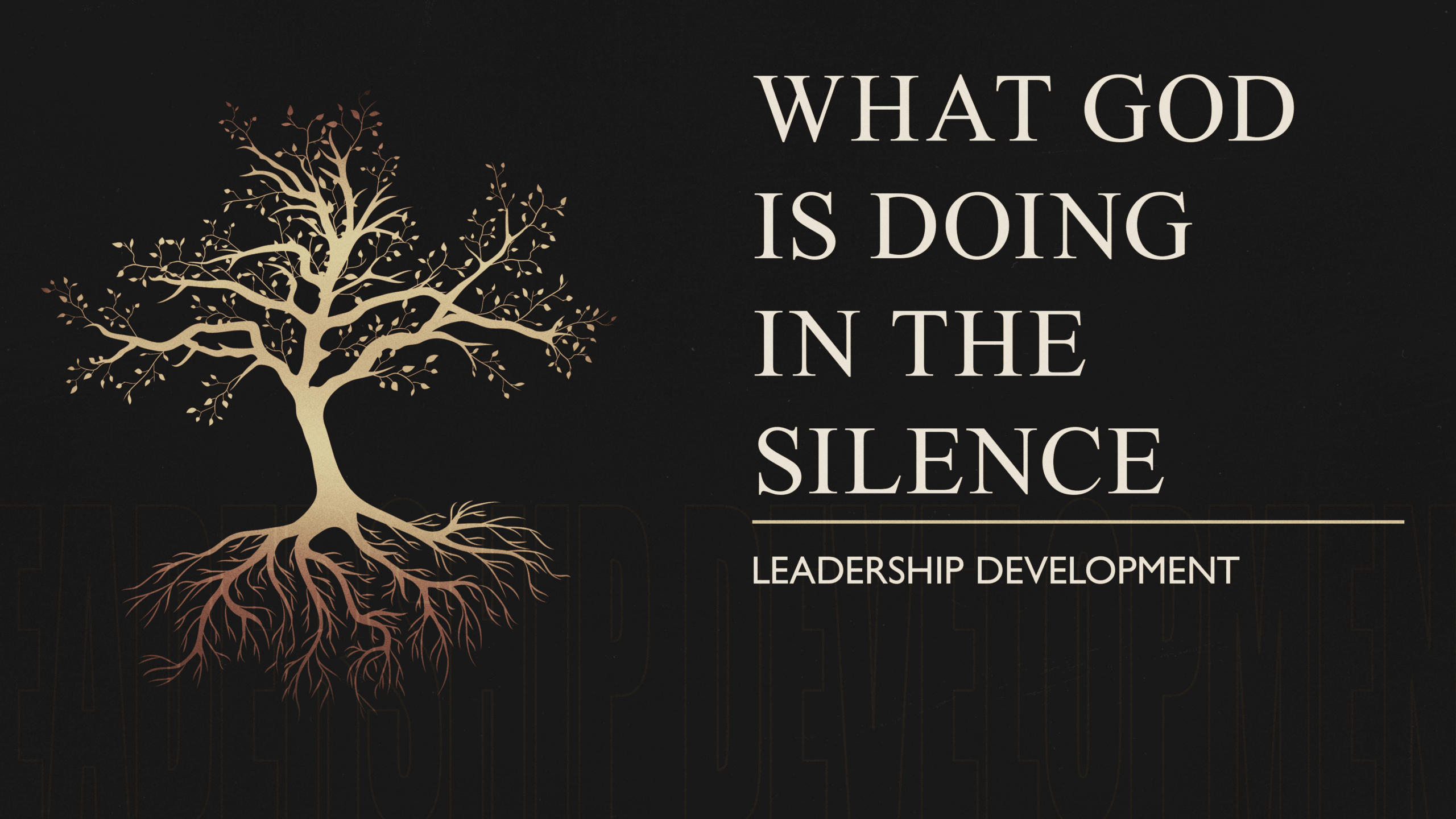 What God is Doing in the Silence