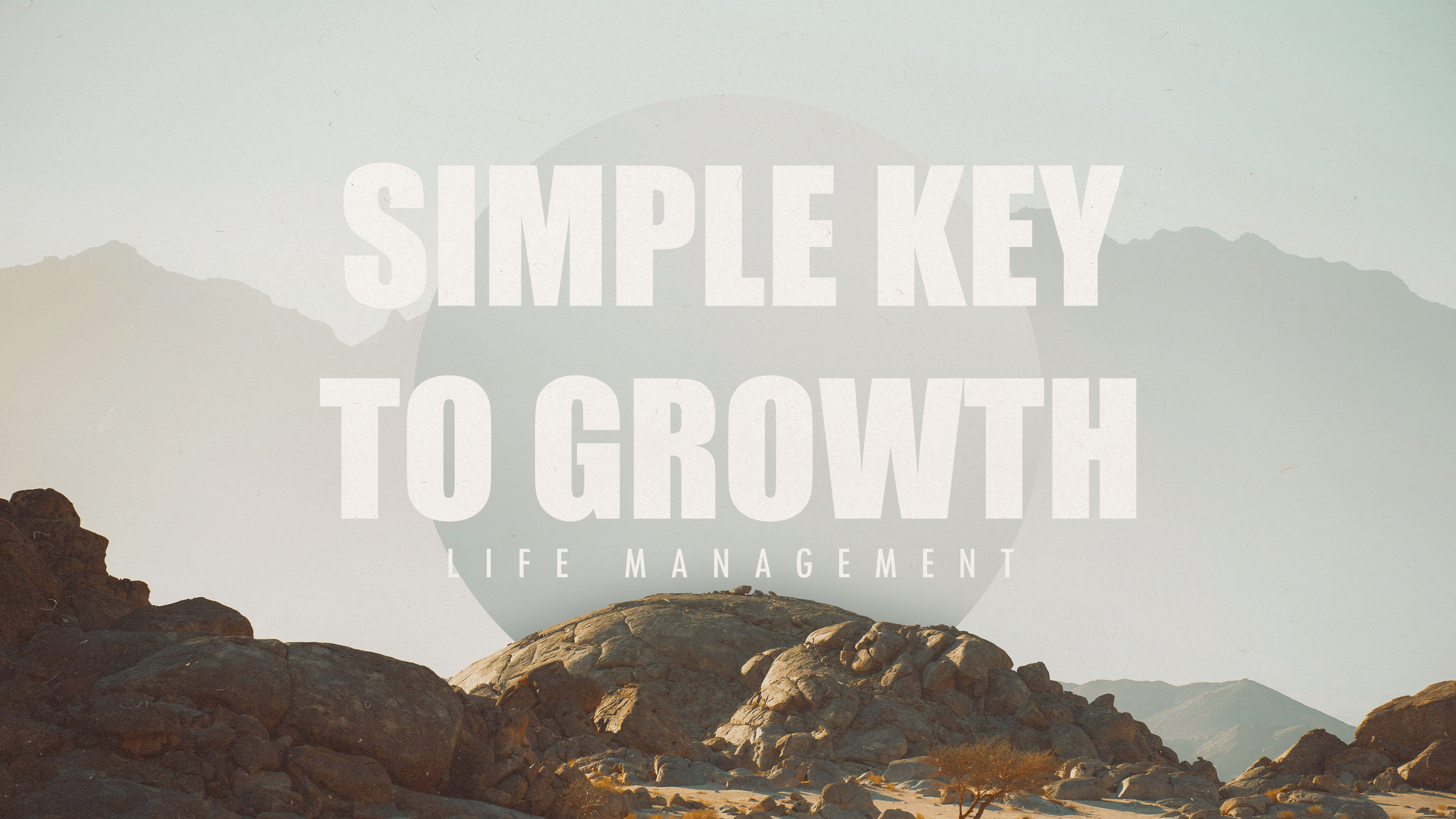 Simple Key to Growth